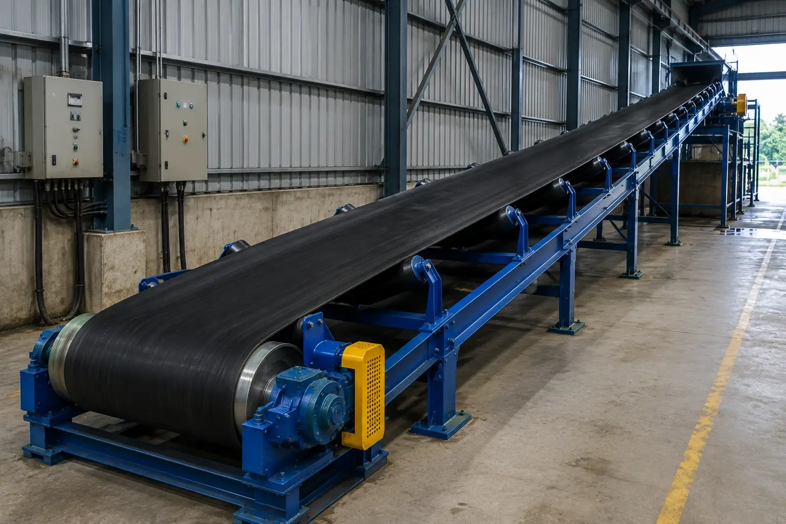 Filter press cake handling conveyor system — Dynatech Engineering
